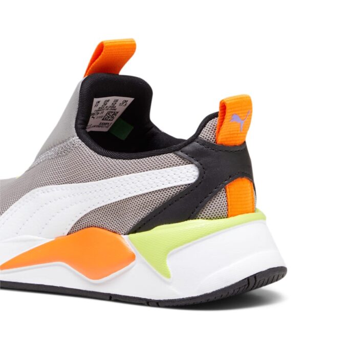 (PS) RS-X3 Slip-On «Gris hormigón, naranja Rickie»