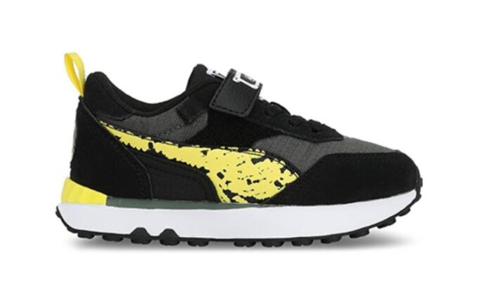 (PS) x BOB ESPONJA PANTALONES CUADRADOS Rider FV «Negro Amarillo»