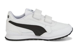 (PS) Zapatillas de cuero ST Runner v3 «Blanco y negro»