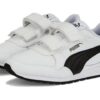 (PS) Zapatillas de cuero ST Runner v3 «Blanco y negro»