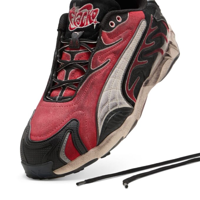 PUMA x A$AP Rocky Inhale «Paquete desgastado Negro Pop Rojo»