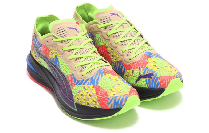 PUMA x Atmos Deviate Nitro «Verde Rojo Azul»