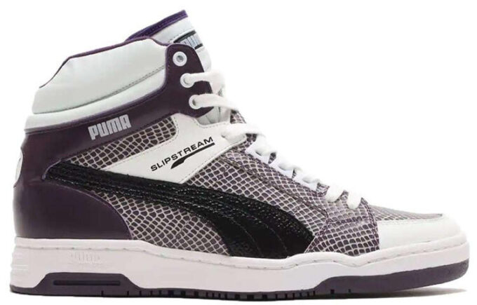 PUMA x Atmos SlipStorm Mid Snake Vintage «Blanco, Morado y Negro»