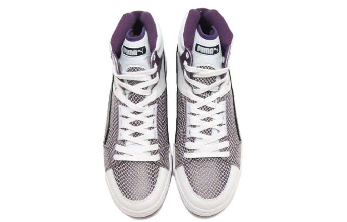 PUMA x Atmos SlipStorm Mid Snake Vintage «Blanco, Morado y Negro»