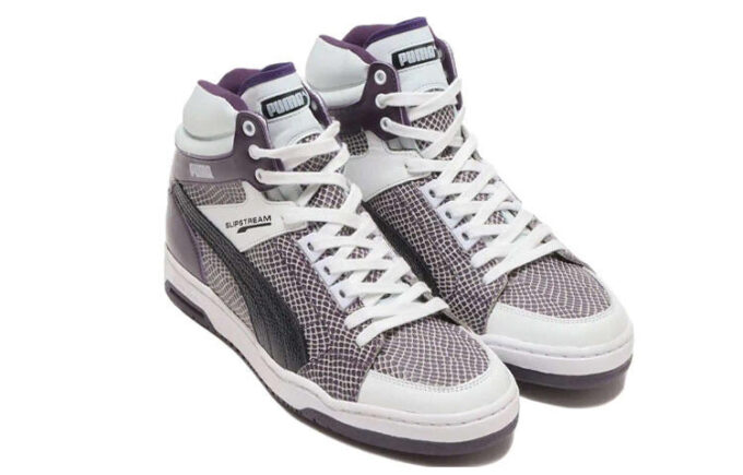 PUMA x Atmos SlipStorm Mid Snake Vintage «Blanco, Morado y Negro»
