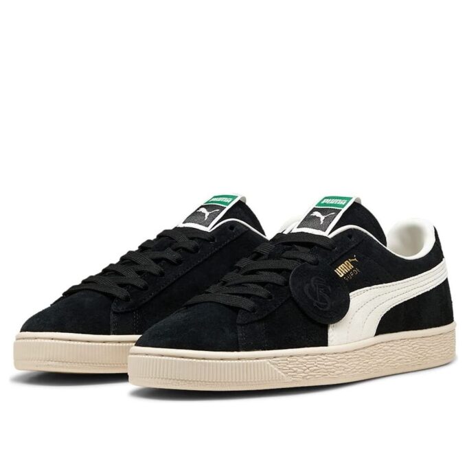 PUMA x Charles F. Stead Suede «Negro PUMA Blanco»