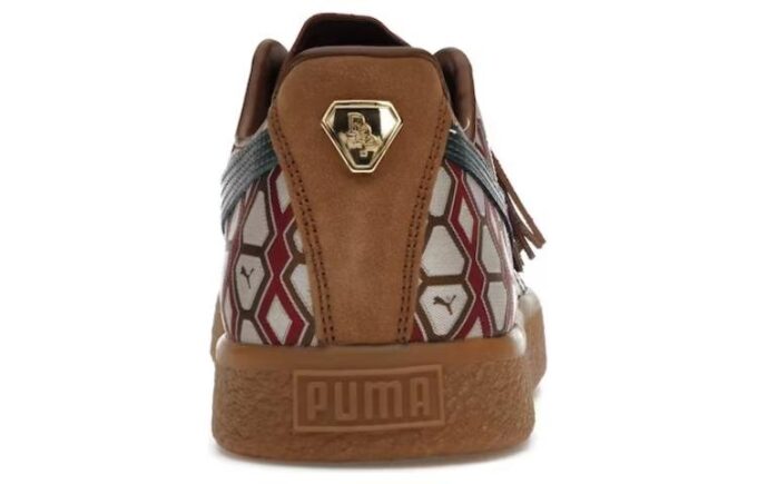 PUMA x Dapper Dan Clyde Vintage «Pre-Game Runway – Marrón»