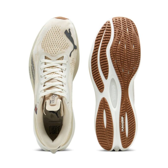 PUMA x First Mile Velocity Nitro 3 «Masilla Gris Vapor»