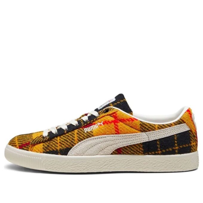 PUMA x Harris Tweed Suede Vintage «Amarillo Tartán»