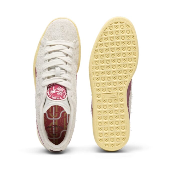 PUMA x Palm Tree Crew Suede R «Gris vapor» Rojo club