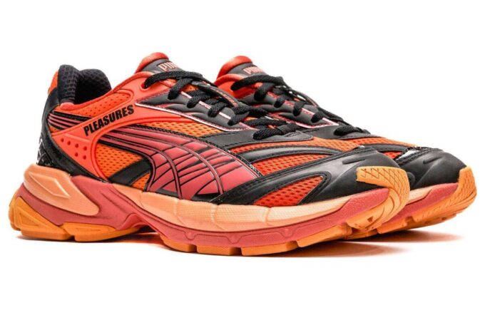 PUMA x PLEASURES Velophasis LAYERS «Cayenne Pepper Astro Red»