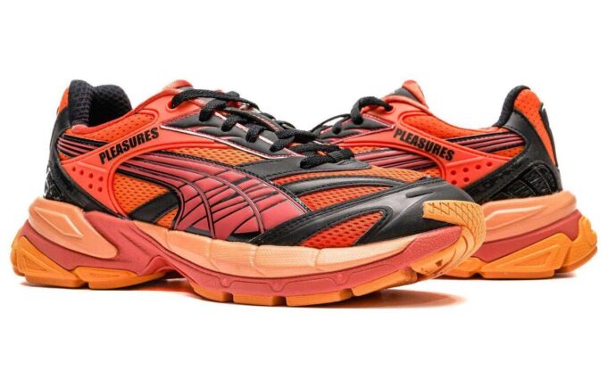 PUMA x PLEASURES Velophasis LAYERS «Cayenne Pepper Astro Red»