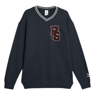 PUMA x STAPLE Camiseta de cuello en V TR «New Navy»
