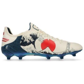 PUMA x Unisport King Ultimate FG «Crema Blanco Rojo»