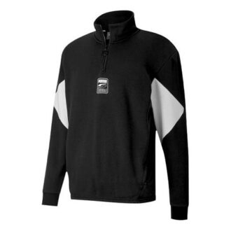 Rebel Half-Zip TR «Negro y blanco»