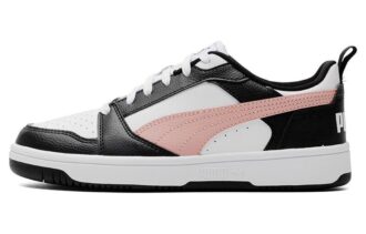 Rebound V6 Low «Blanco Futuro Rosa Negro»