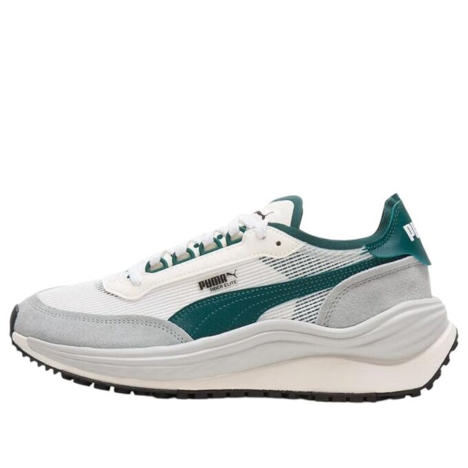 Rider Elite «Blanco cálido, verde, gris medio»