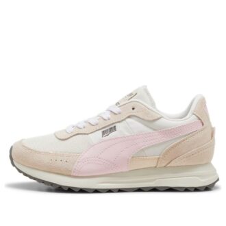 Road Rider Suede «Blanco Rosa Sutil»