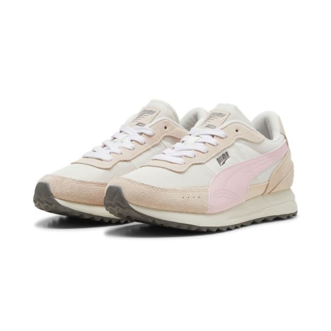 Road Rider Suede «Blanco Rosa Sutil»