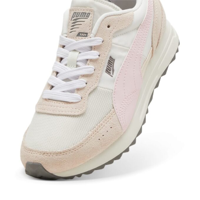 Road Rider Suede «Blanco Rosa Sutil»