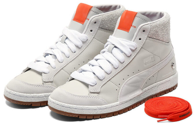 ROARINGWILD x Ralph Sampson 70 Mid «Gris Blanco Naranja»