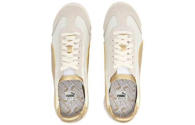 Roma OG Nylon «Metálico – Blanco Susurro Equipo Dorado»