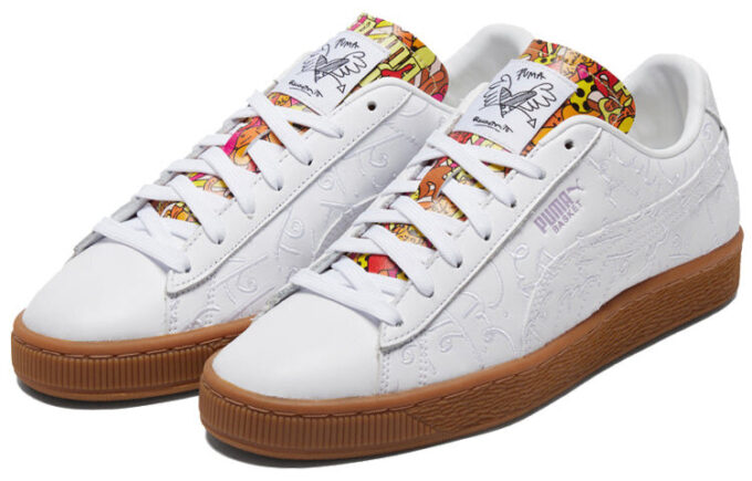 Romero Britto x Basket «Bordado – Goma Blanca»