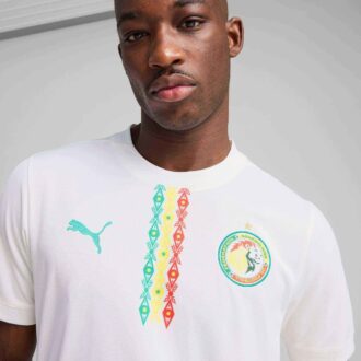 Réplica de la camiseta de fútbol local de Senegal 2025 para hombre