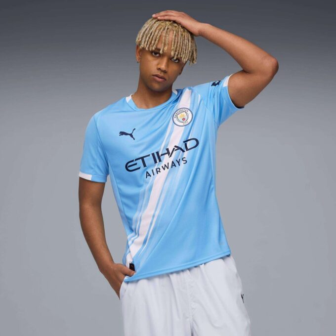 Réplica de la camiseta de fútbol local del Manchester City 25/26 para hombre Réplica de la camiseta de fútbol local del Manchester City 25/26 para hombre