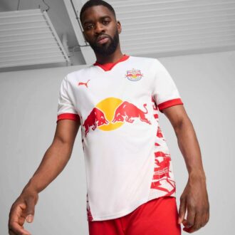 Réplica de la camiseta de fútbol local del RB Salzburgo 24/25 para hombre