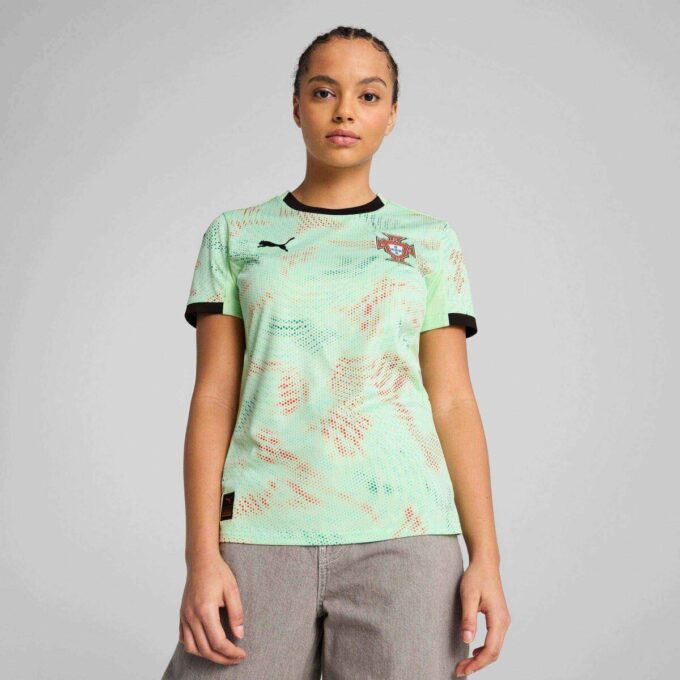 Réplica de la camiseta de fútbol visitante de Portugal ’25 para mujer Réplica de la camiseta de fútbol visitante de Portugal ’25 para mujer