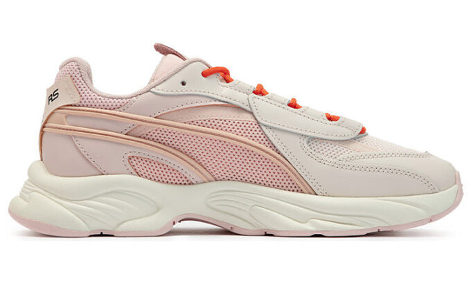 Rs-Connect Athleisure – Zapatillas deportivas informales unisex, color beige y rosa