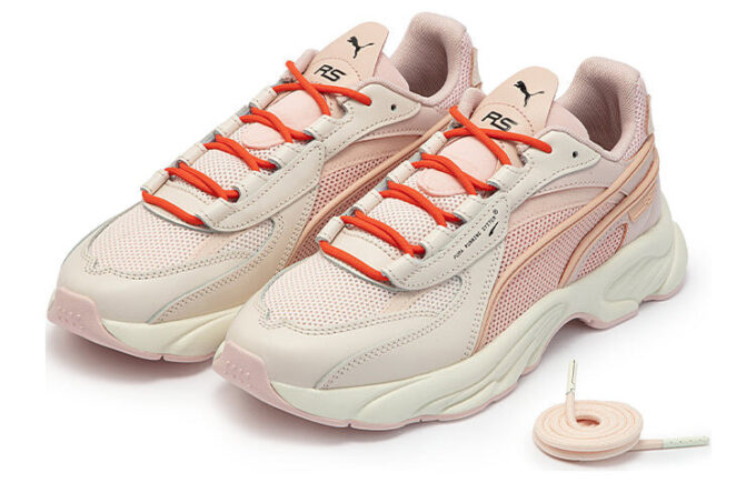 Rs-Connect Athleisure – Zapatillas deportivas informales unisex, color beige y rosa
