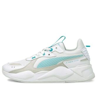 RS-X «Teoría del color – Blanco Azul Scuba»