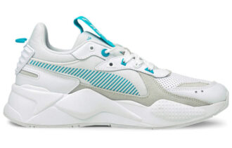 RS-X «Teoría del color – Blanco Azul Scuba»