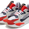 RS-Z – Zapatillas deportivas retro antideslizantes con amortiguación de impactos, color rojo y blanco