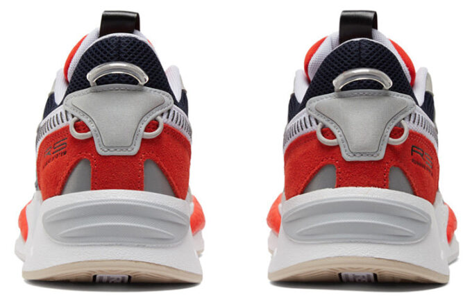 RS-Z – Zapatillas deportivas retro antideslizantes con amortiguación de impactos, color rojo y blanco