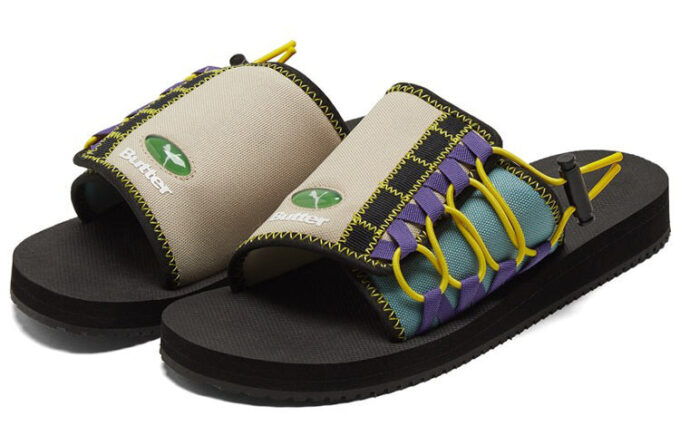 Sandalia Butter Goods x Wilo «Azul Mineral Masilla»