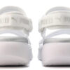 Sandalia deportiva para mujer «Blanco metalizado plateado»