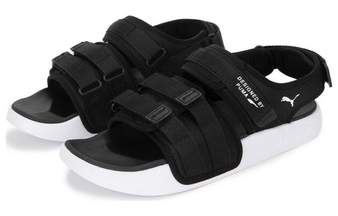 Sandalia Leadcat City «Negro y blanco»