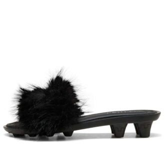 Sandalias con tacos de gato (WMNS) x FENTY «Chic Fur Black»