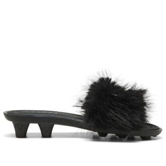 Sandalias con tacos de gato (WMNS) x FENTY «Chic Fur Black»