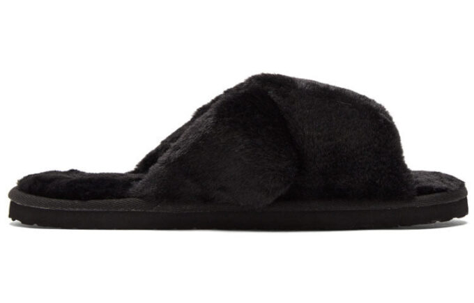 Sandalias Fluff X Strap «Negras» para mujer