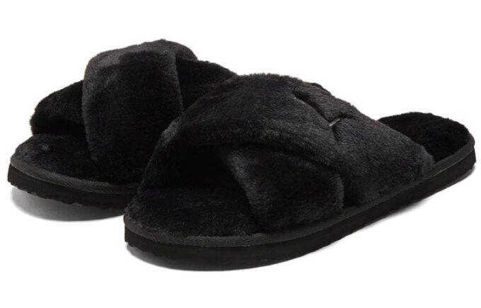 Sandalias Fluff X Strap «Negras» para mujer