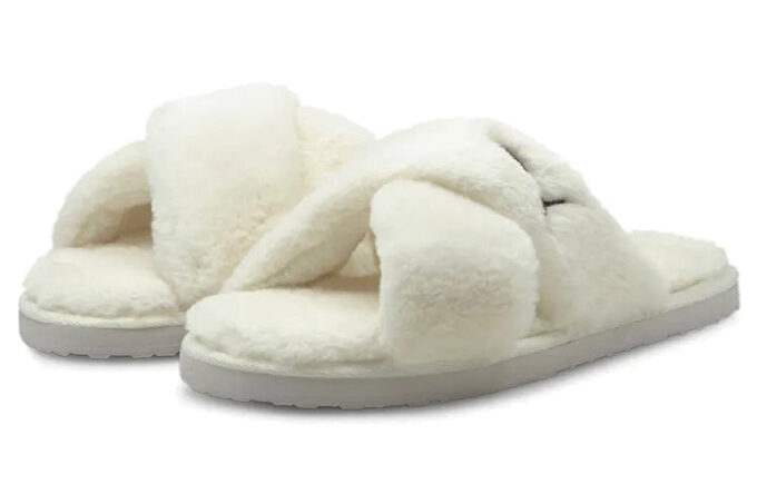 Sandalias Fluff X Strap «Whisper White» (Mujeres)