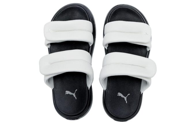 Sandalias Mayu Puffy «Gris Negro»