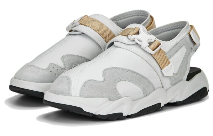 Sandalias retro TS-01 «Gris pluma»