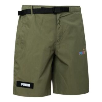 Shorts cargo con logo «Verde oliva»