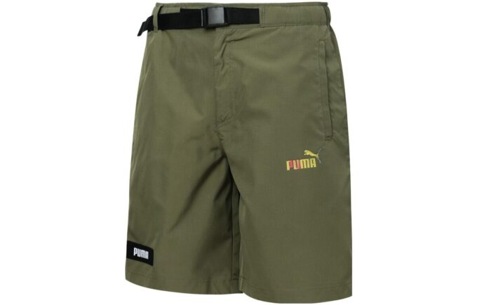 Shorts cargo con logo «Verde oliva»