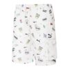 Shorts cargo tejidos con concienciación «Blanco y negro»